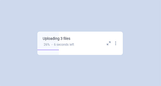 upload play pause animation