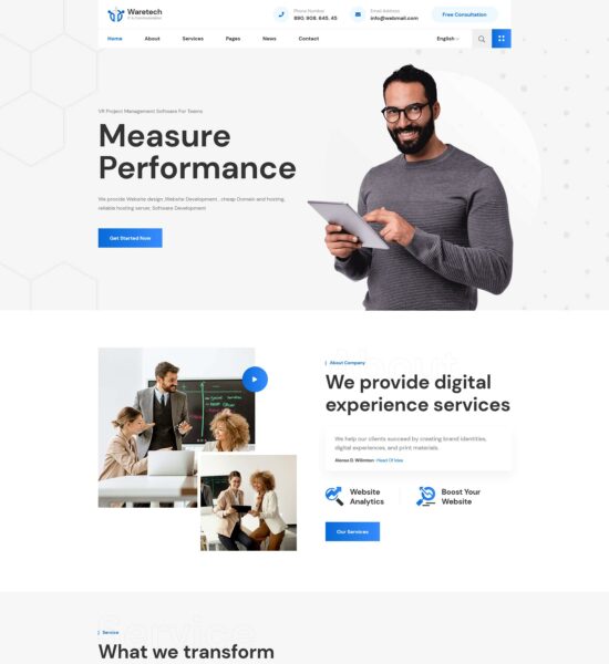 waretech it solutions html