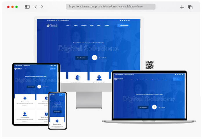 waretech it solutions wordpress theme