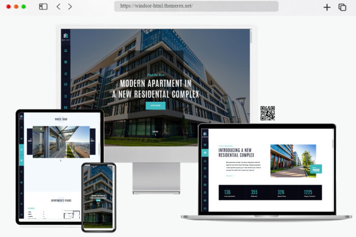 windsor apartment single property site template