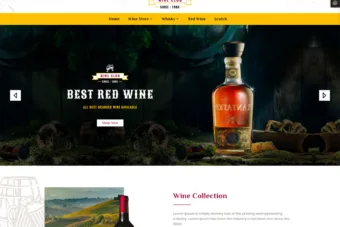 wine store prestashop themes