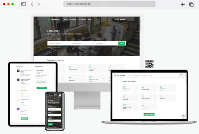 WorkScout WordPress theme offering job board and freelance marketplace 