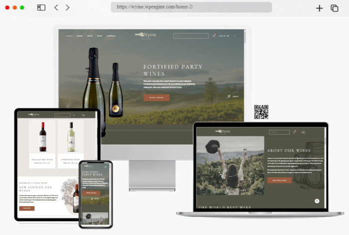 wyine wine shop theme
