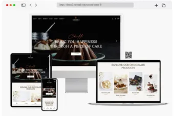 xocora bakery wordpress theme