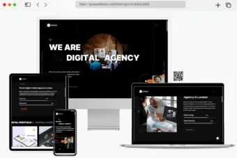 xpovio one page website design