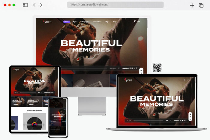 yorn music video wordpress theme