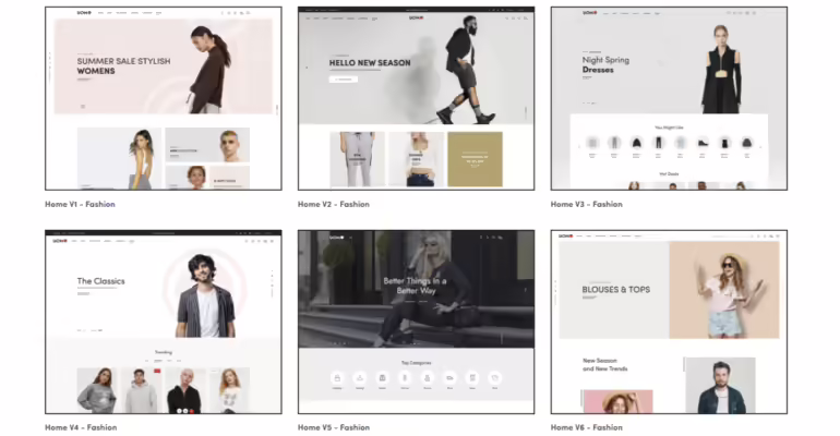 Uomo eCommerce Website Template