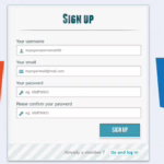free html css registration form templates