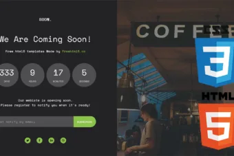 free coming soon html website templates
