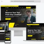 fresh taxi website templates