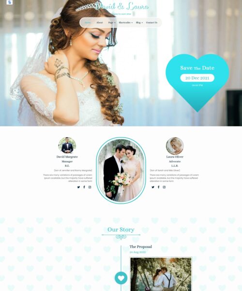 free my wedding wordpress