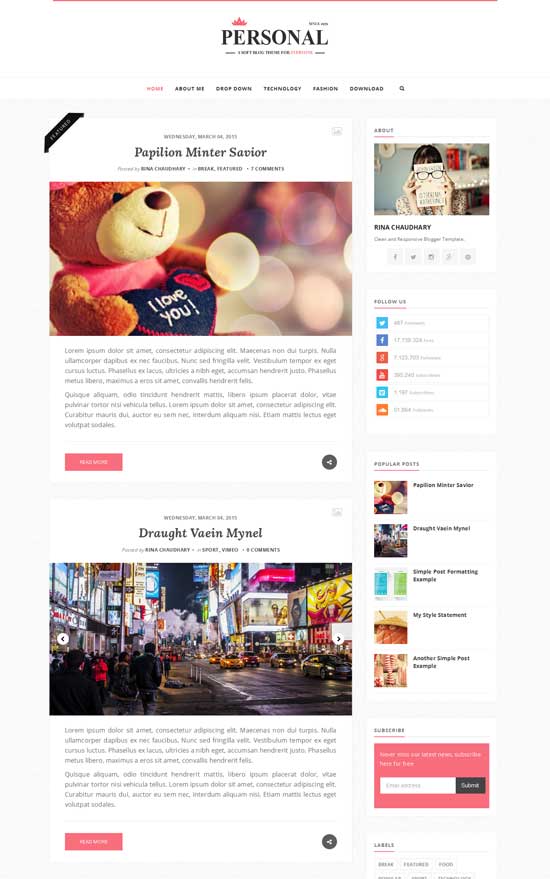 best free blogger templates