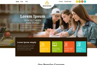 free education wordpress themes