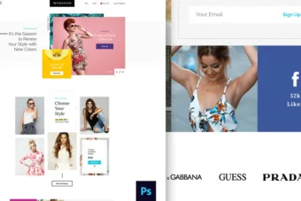 free psd website templates