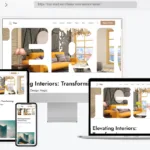 interior design architecture website templates