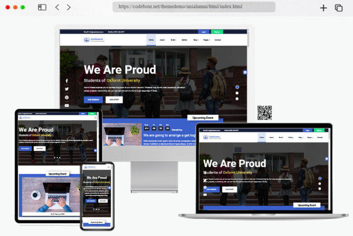 nialumni university alumni html template