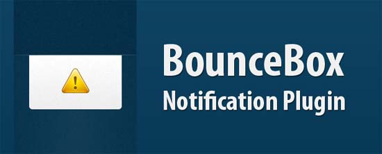 BounceBox Notification Plugin With jQuery & CSS3