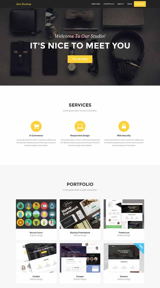 Agency-Free-one-page-Bootstrap-Theme