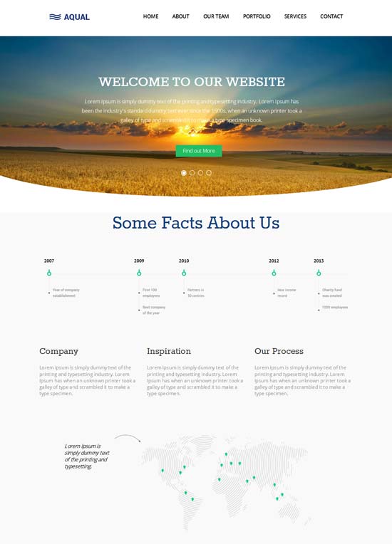 Aqual-Single-page-Flat-Responsive-Web-Template