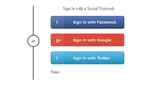 Button-with-a-Social-Network