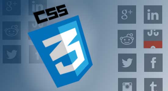 CSS3-Rollover-Social-Media-Icons