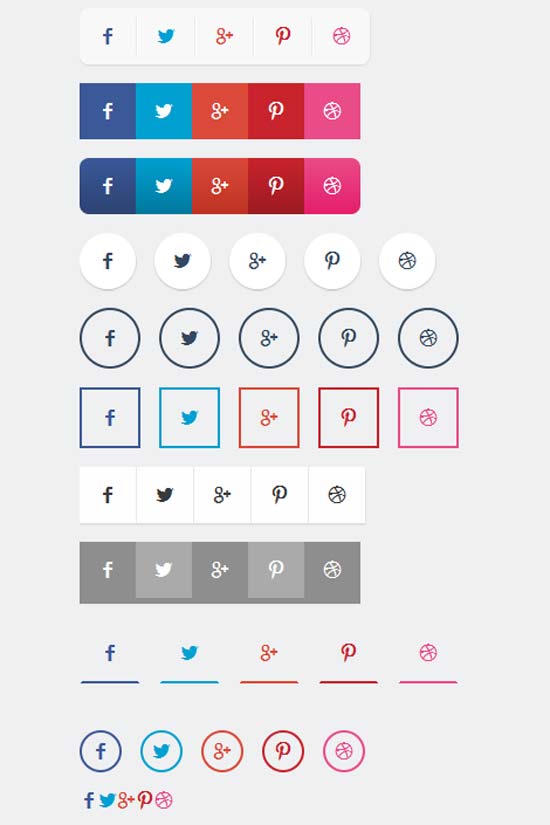 CSS3-Social-Share-Button