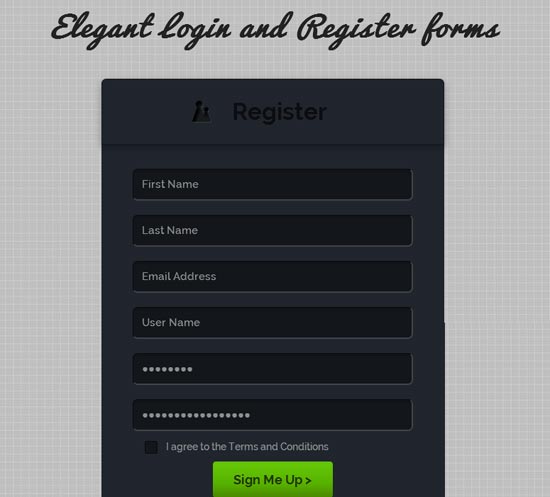Elegant-Register-Forms-Template