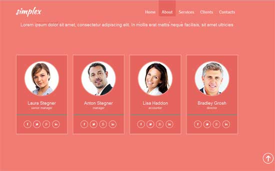 Flat-Free-Single-Page-Website-Template