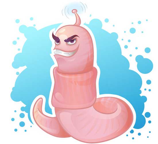 Fun-Cartoon-Worm