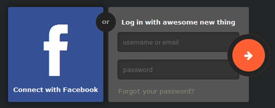 Log-in-Form-Connect-with-Facebook