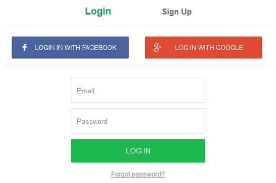 Login-Form-with-Facebook