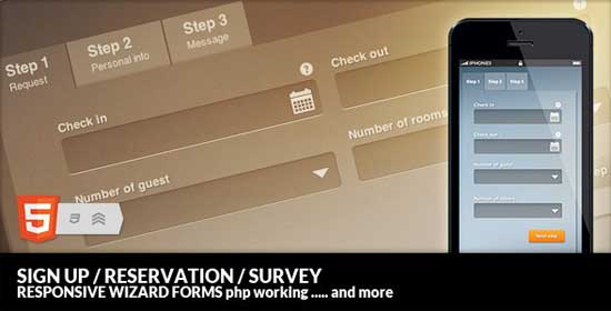 Mastenia Sign up Reservation Survey Form Wizard