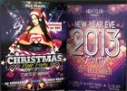 merry christmas flyer templates