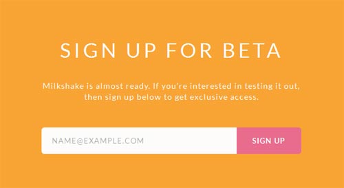Milkshake-Sign-Up-Form