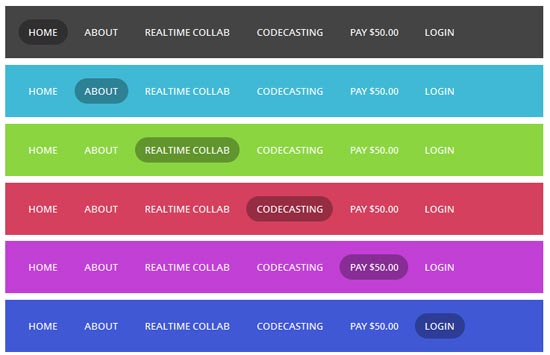 Minimalistic-Navigation-Menus