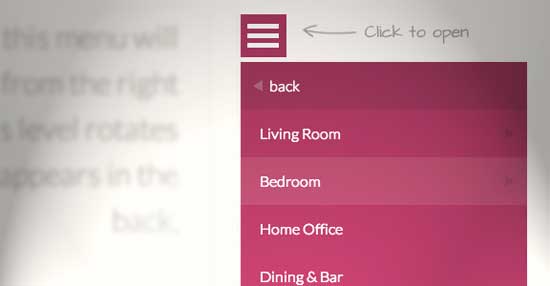 Responsive Multi-Level Menu drop down