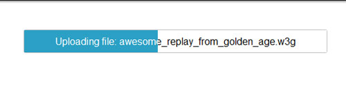 Negative-text-progress-bar