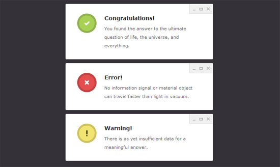 Notification-Windows