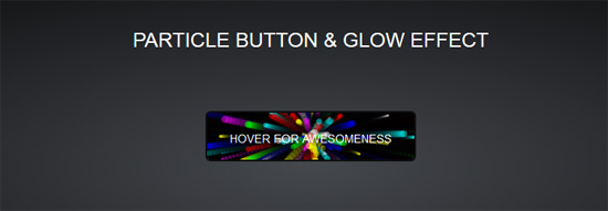 Particle Button & Glow effect
