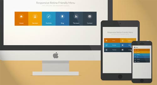 Responsive Retina-Ready Menu