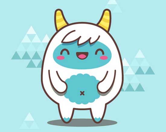 Simple-Kawaii-Yeti