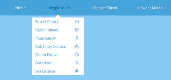 Tooltip Menu