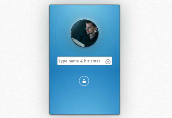 Unfolding-Login-Form