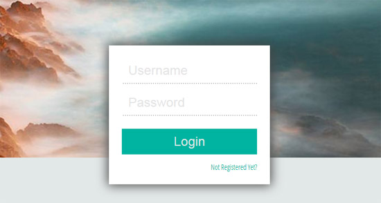 animated loading login screen 
