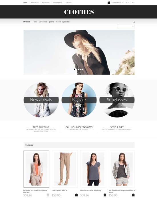 apparel responsive fashion opencart template
