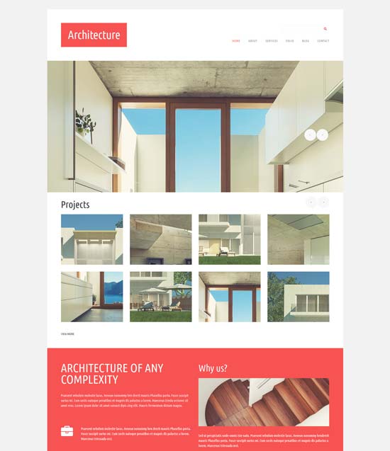 architecture design joomla template 52411
