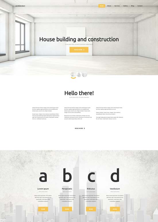 architecture joomla template 53317