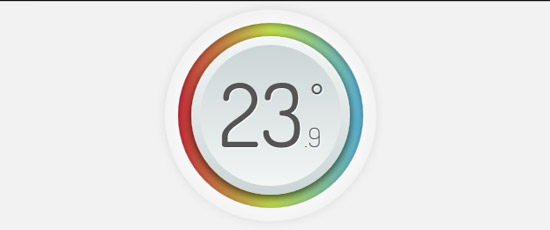 css3 thermometer 