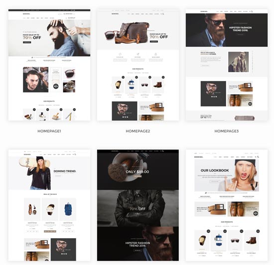 domino responsive opencart theme