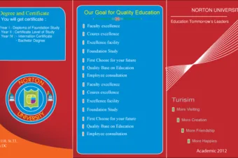 education brochure templates illustrator front page webp